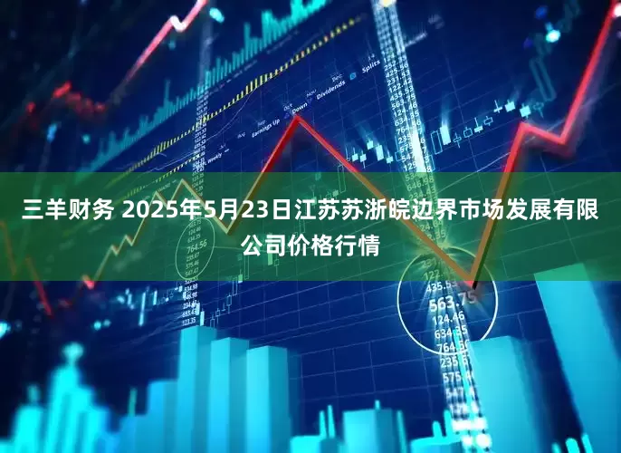 三羊财务 2025年5月23日江苏苏浙皖边界市场发展有限公司价格行情